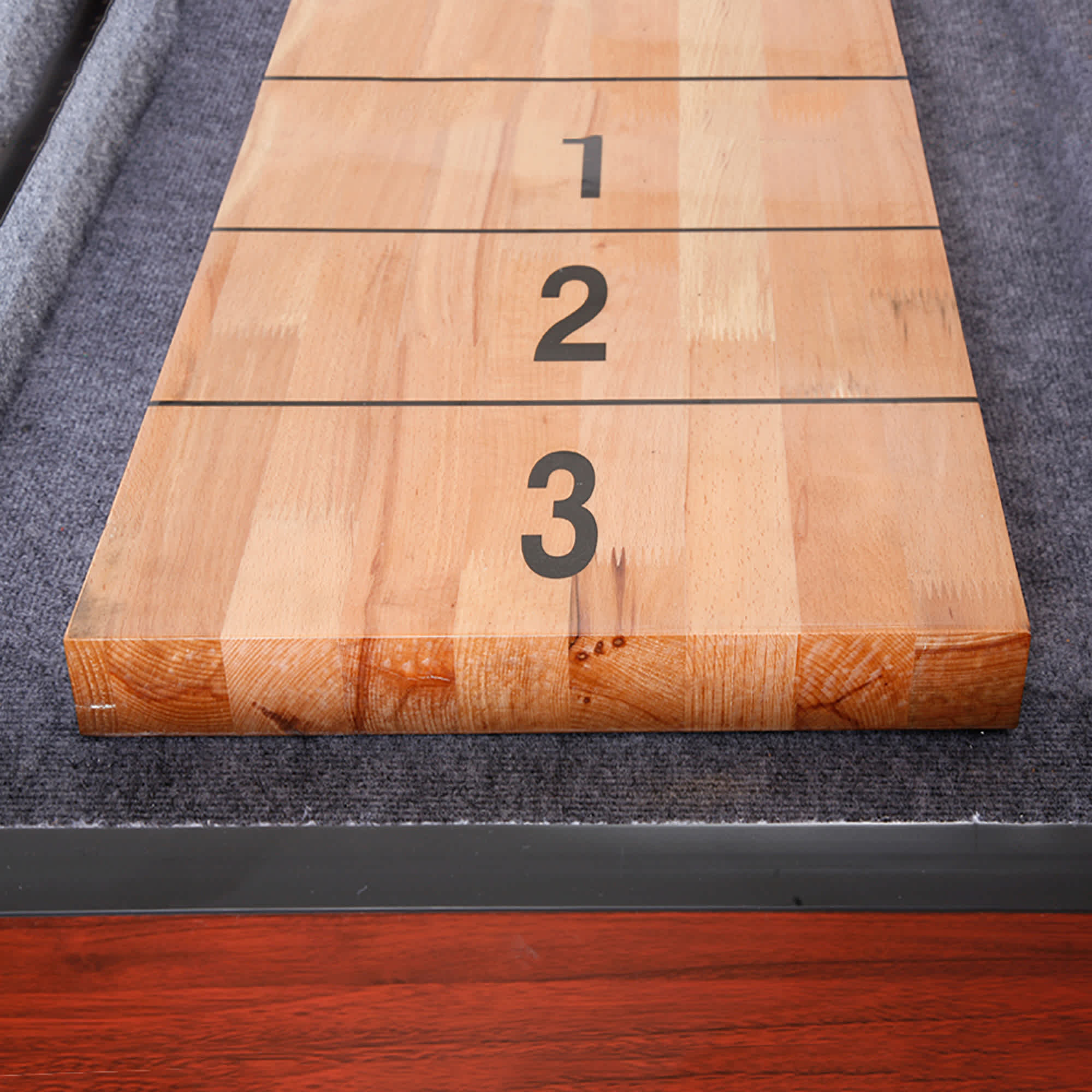 Challenger 9-ft Shuffleboard Table - Dk Cherry Finish - Image 2